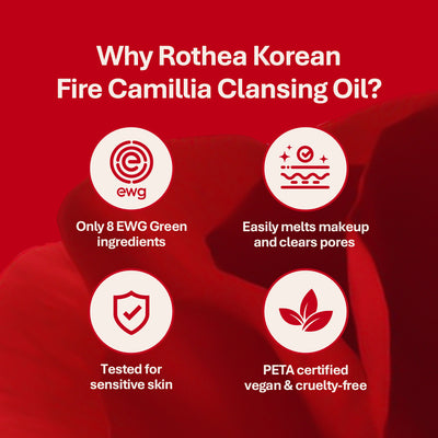 Rothea Korean Fire Camellia Cleansing Oil 6.76oz | 200ml